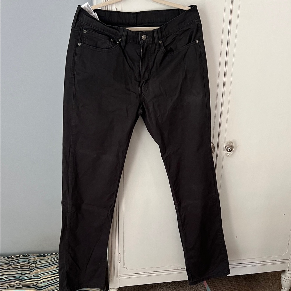Levi's Men's Straight Black Jeans